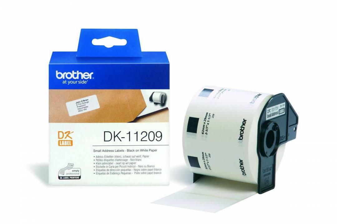 Adressetiketten DK-11209 (800 St.) weiß 29 x 62 mm