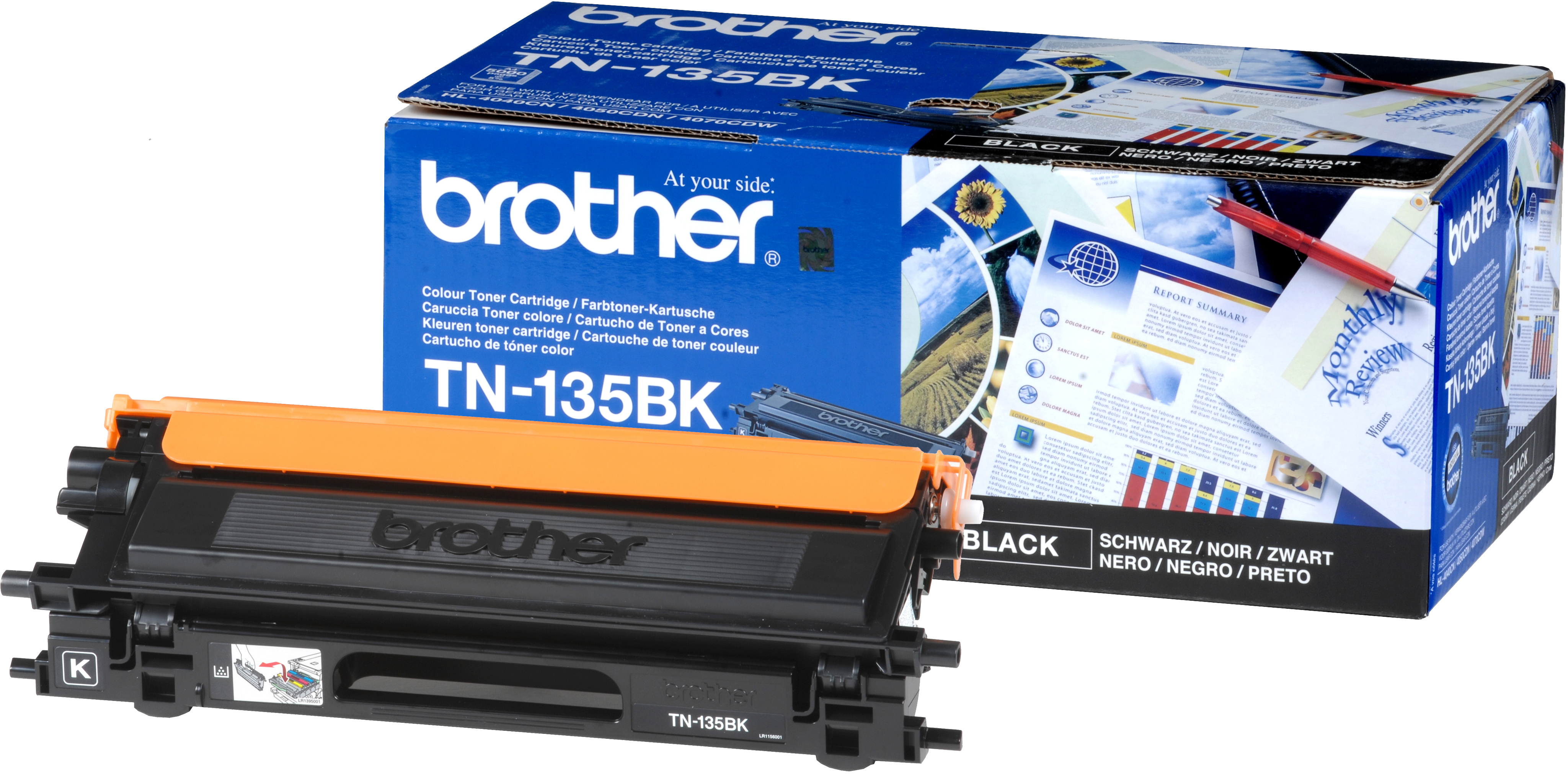 Brother TN135BK 5000Seiten Schwarz