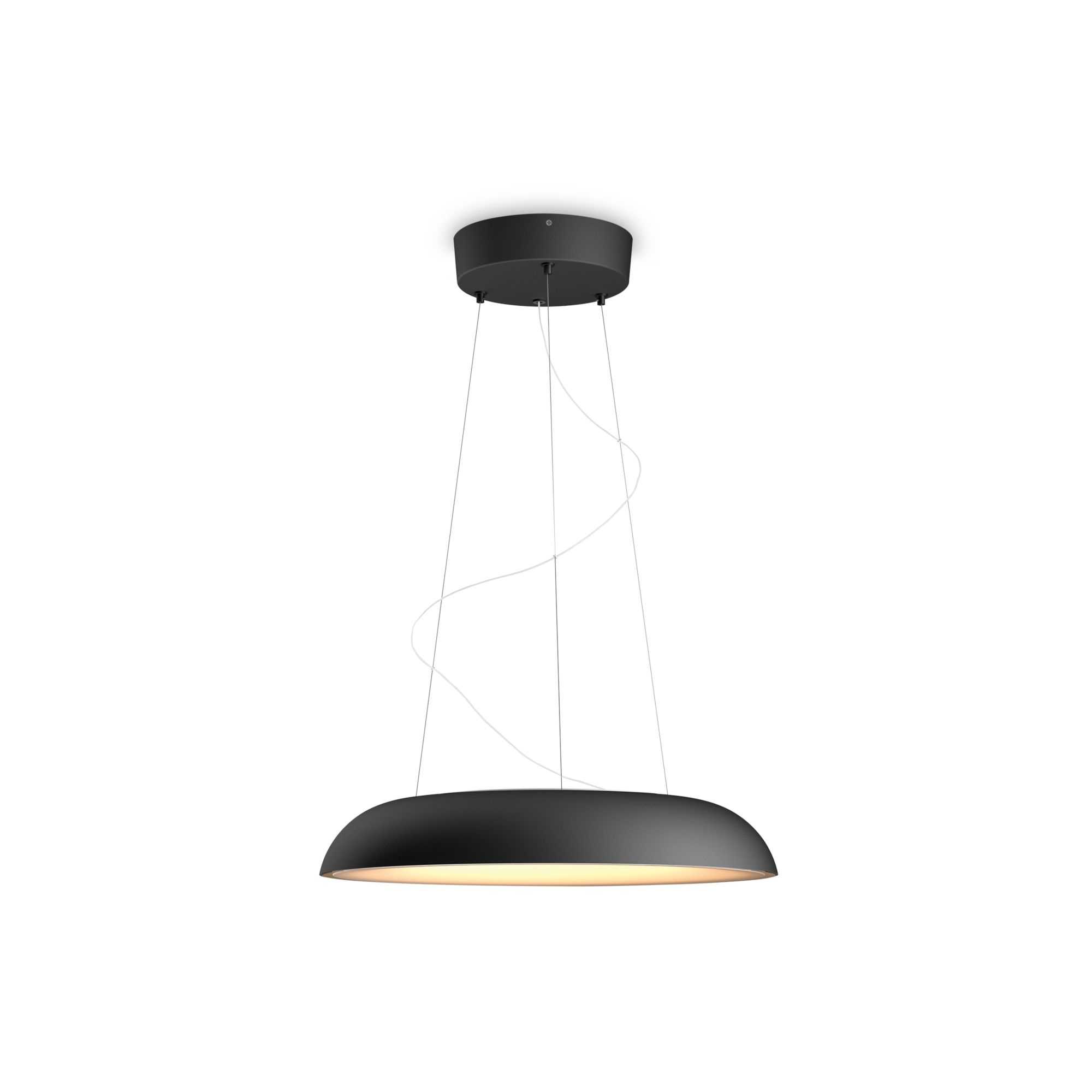 Philips Hue White Amb. Amaze Pendelleuchte schwarz 3000lm DS