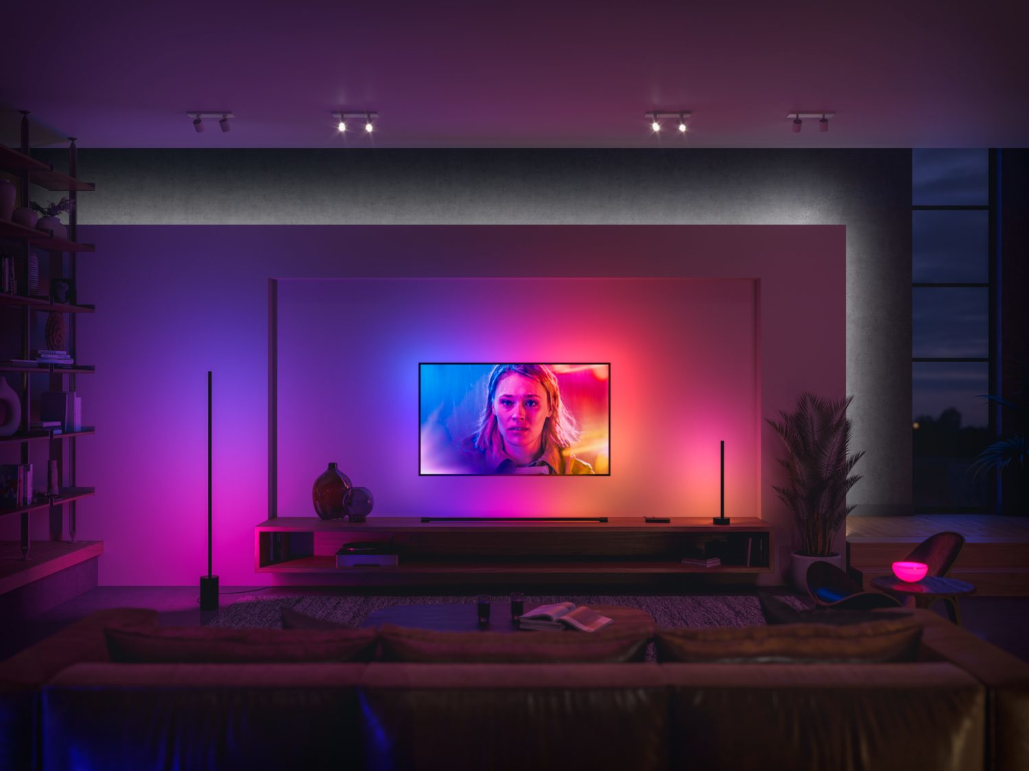Philips Hue Gradient Signe Stehleuchte schwarz 93969751_9095662817