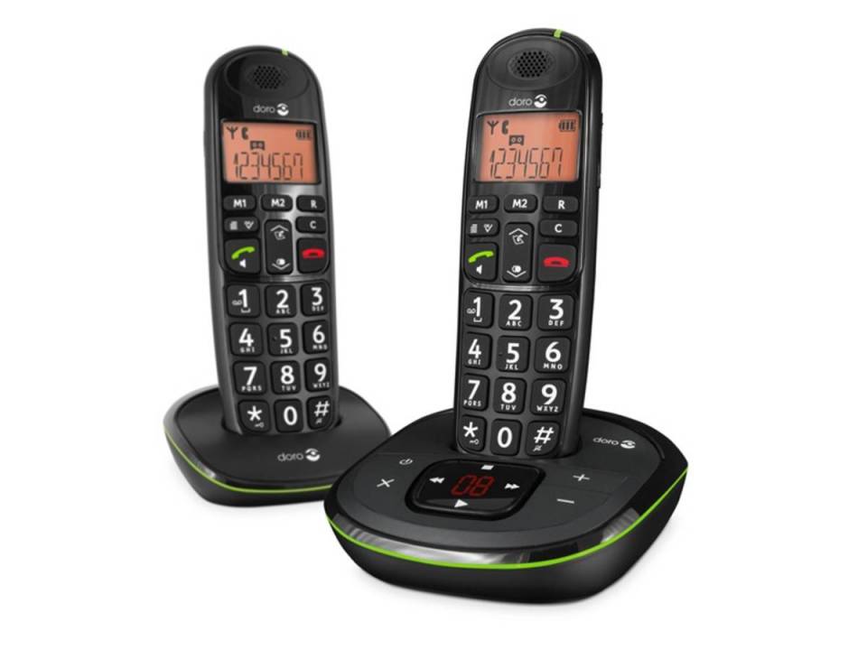 doro PhoneEasy 105wr Duo schwarz