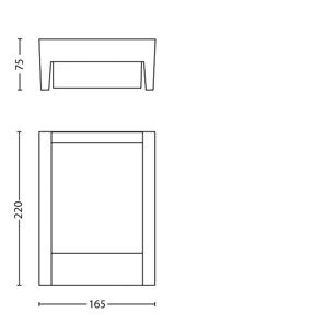 Philips myGarden LED Wandleuchte Arbour 600lm Anthrazit 31092986_3762117648