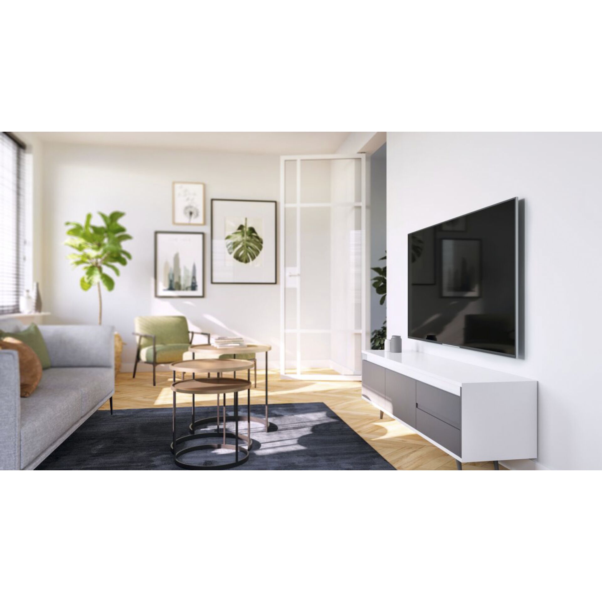 Vogels COMFORT TVM 3405 schwarz Fixed Medium Wandhalterung 701059_02