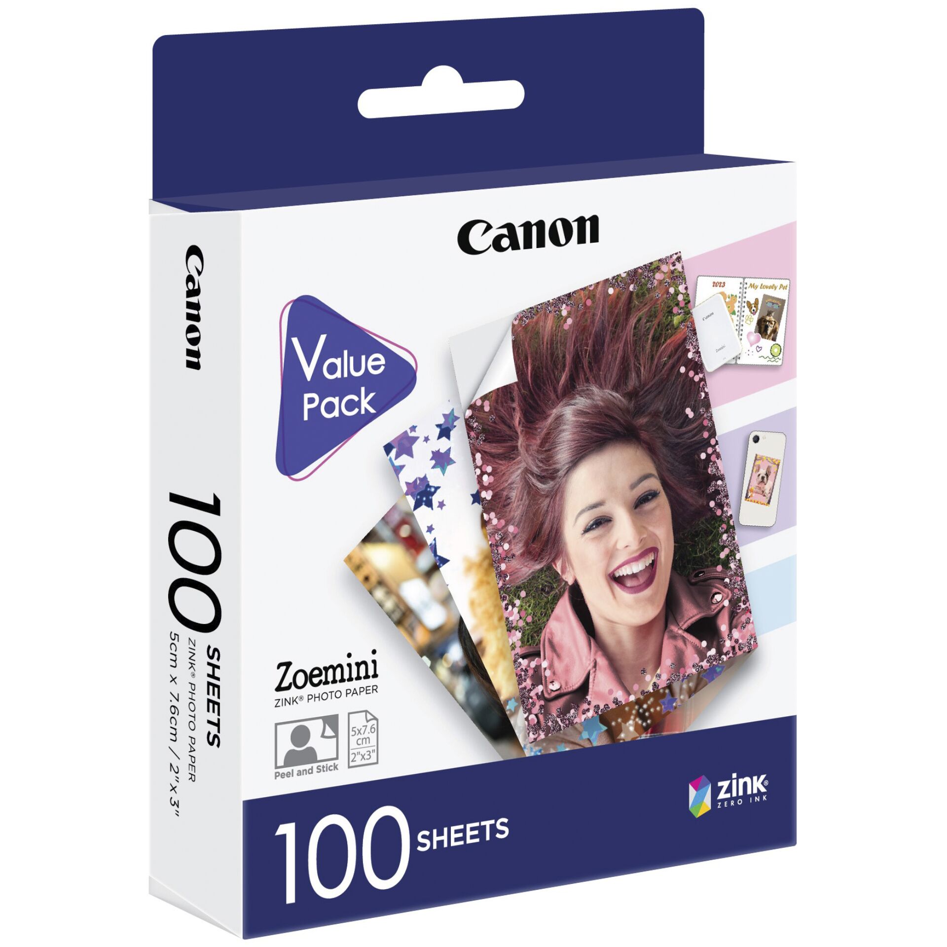 Canon ZP-2030 ZINK Paper 5 x 7,5 cm (100 Blatt) 813801_00