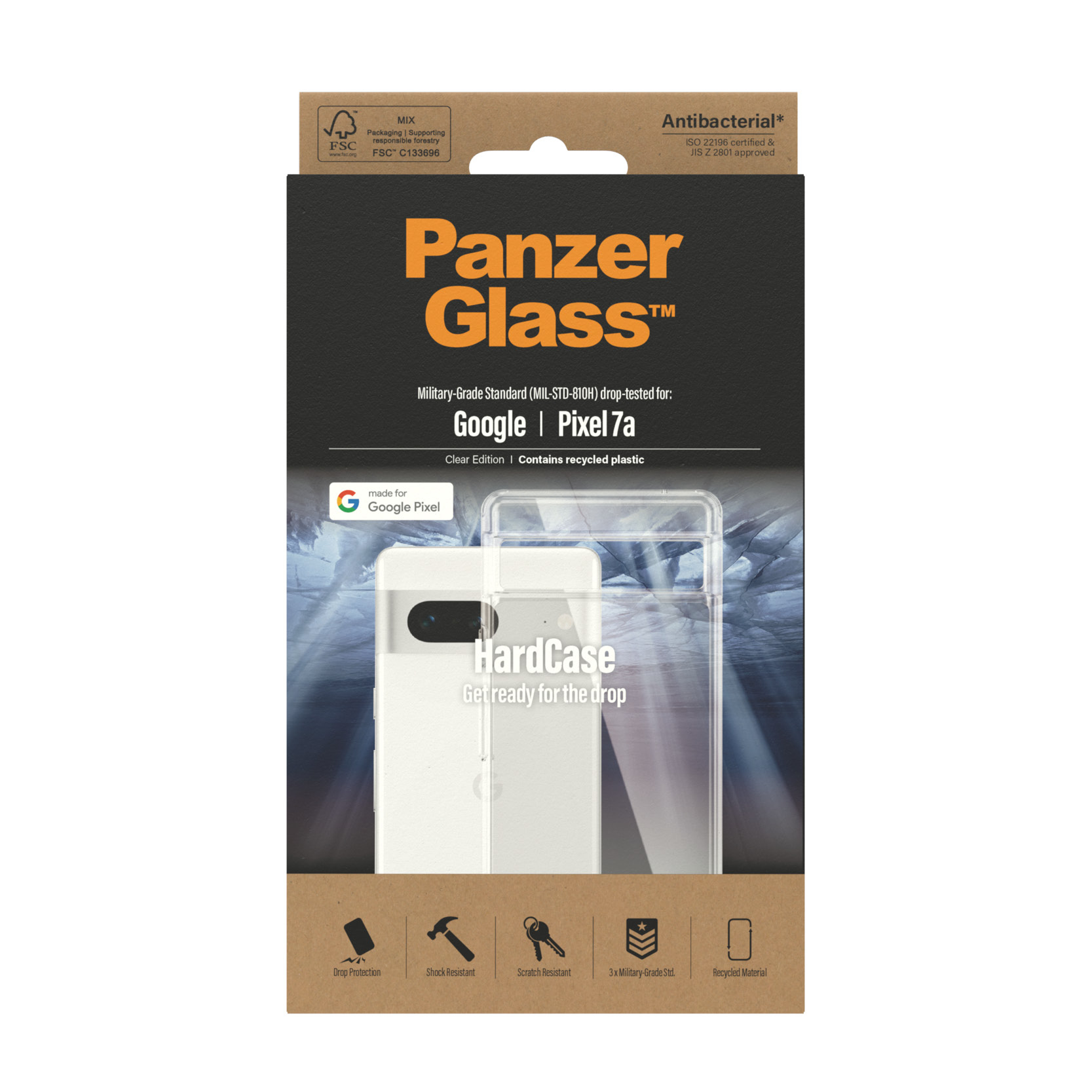 PanzerGlass HardCase for Google Pixel 7a 68f8b7afb51bdf9cec0eb1b5c12cc299