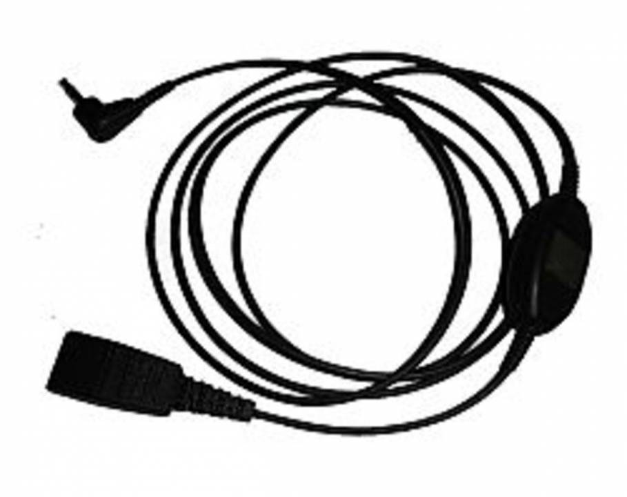JABRA Kabelunterteil QD auf 2,5mm Klinke m. Rufannahmetaste