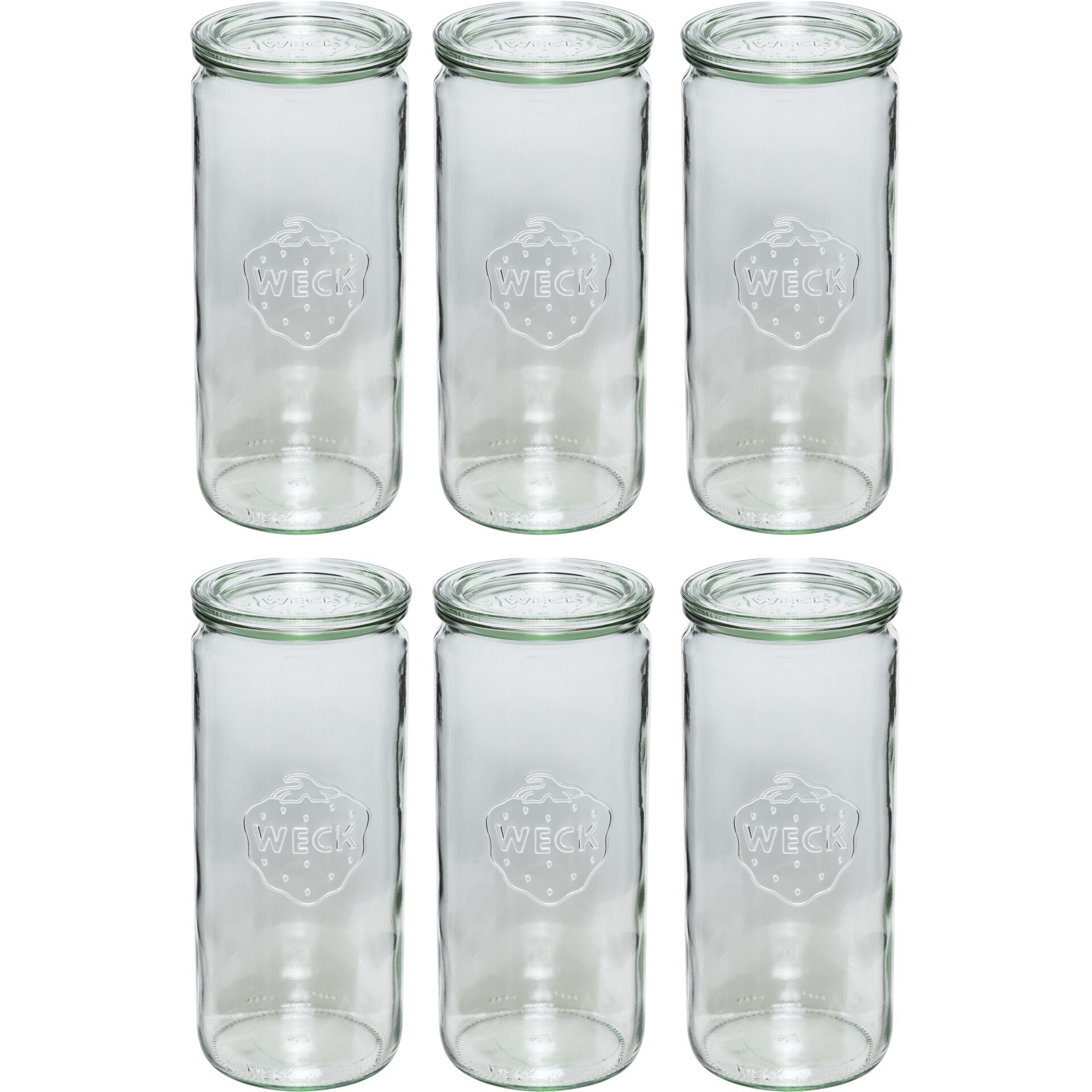 WECK Zylinderform-Glas 1040ml 6er Pack 796770_00