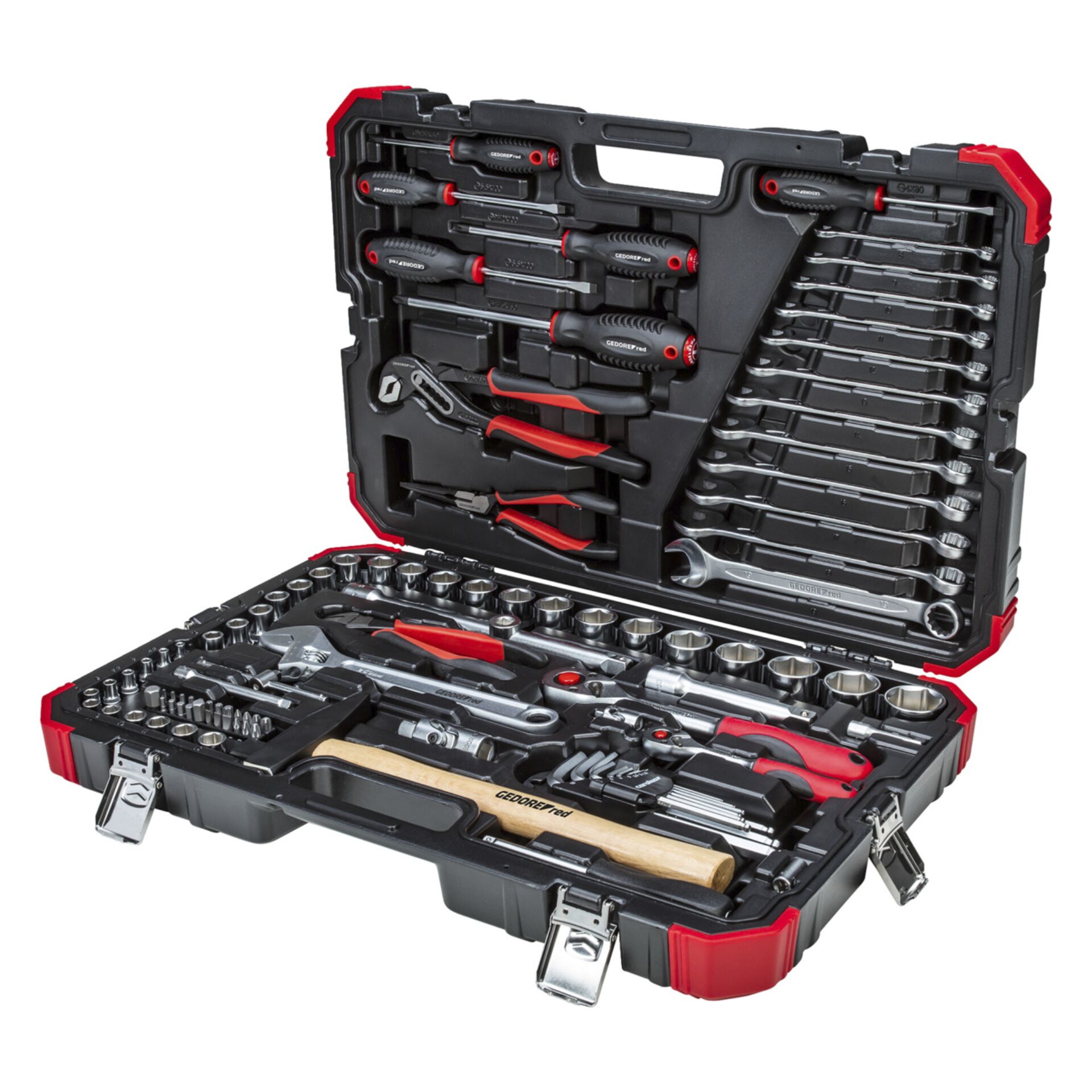 GEDORE red Steckschluessel-Satz 1/4 + 1/2 100-teilig 820570_00