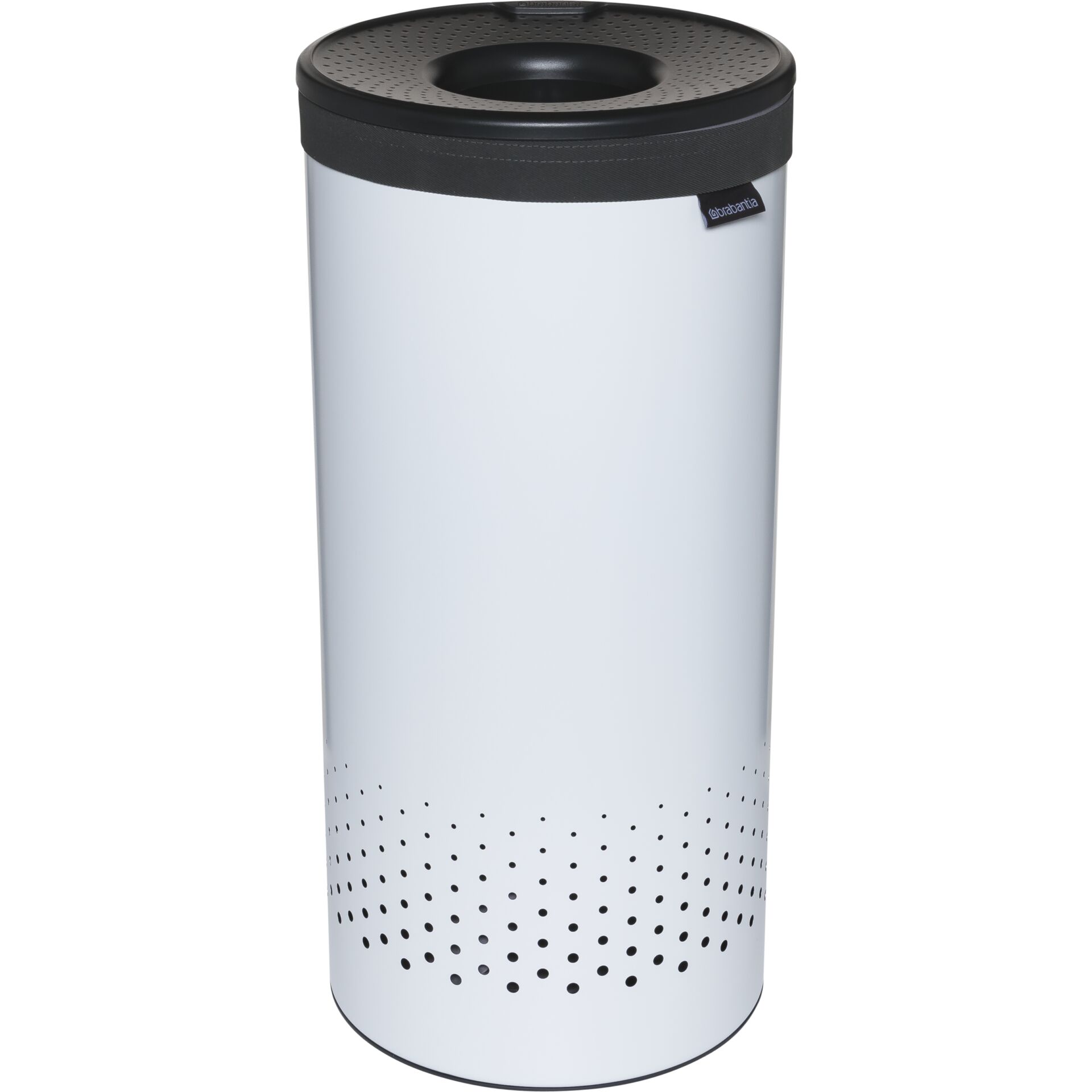 Brabantia Wäschekorb, 35 L dunkelgrau / weiss