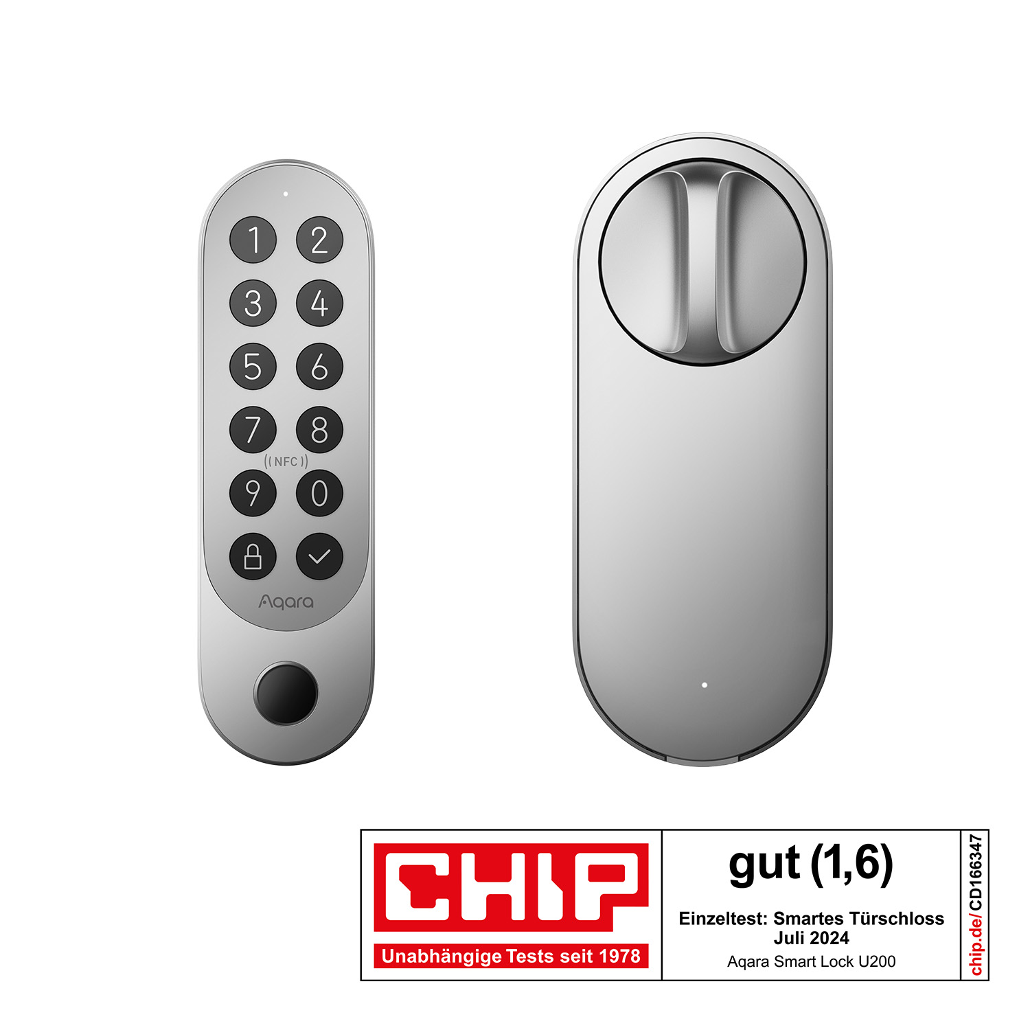 Aqara Smart Lock U200 (Silber)