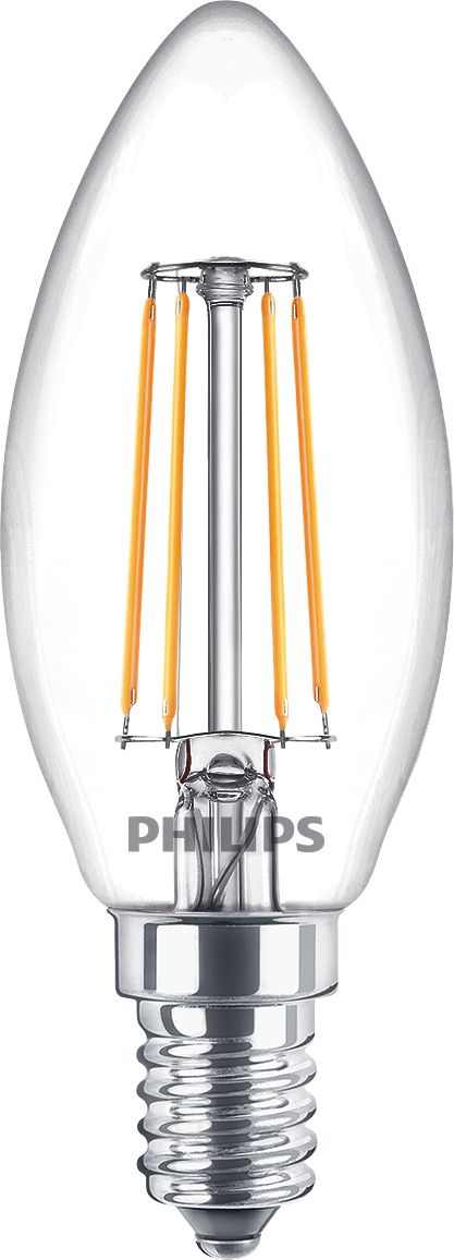 Philips LED classic Lampe 40W E14 Kerze 470lm klar 1er P