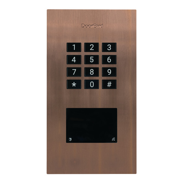 DoorBird IP Zutrittskontrollsys. A1121 Unterp. Edelst. Bronze