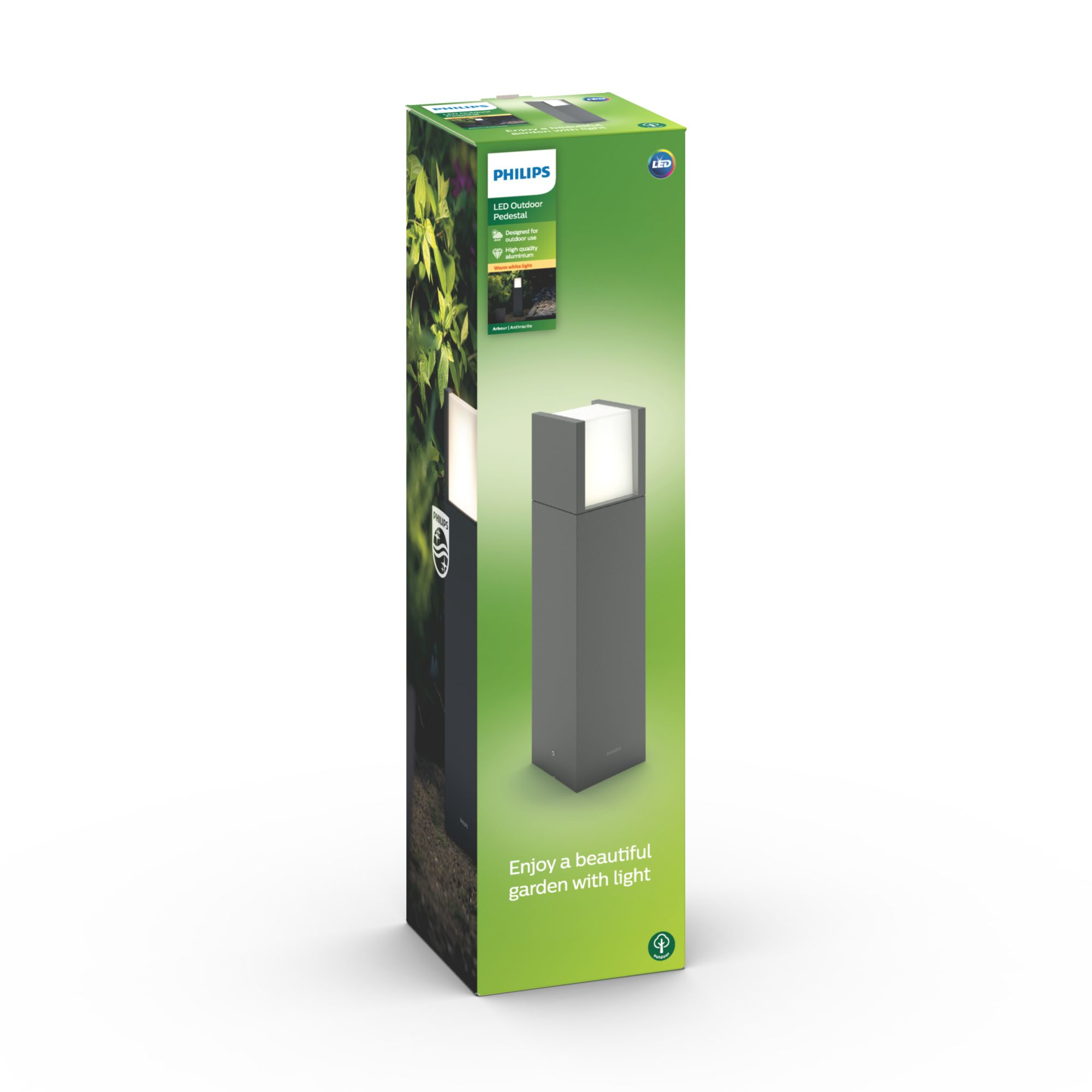 Philips myGarden LED Sockelleuchte Arbour 600lm Anthrazit 31092962_7713447027