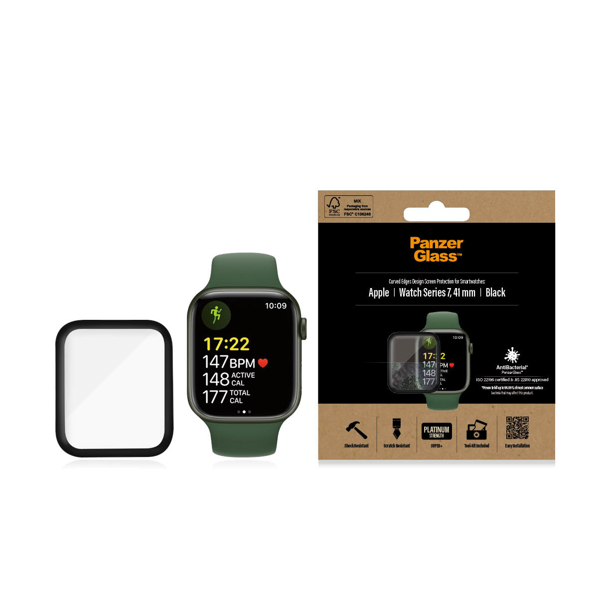PanzerGlass Apple Watch Series 8, 7 41mm | SP Glass 93313532_6471168368