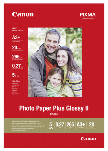 Canon PP-201 A 3+ 20 Blatt 265 g