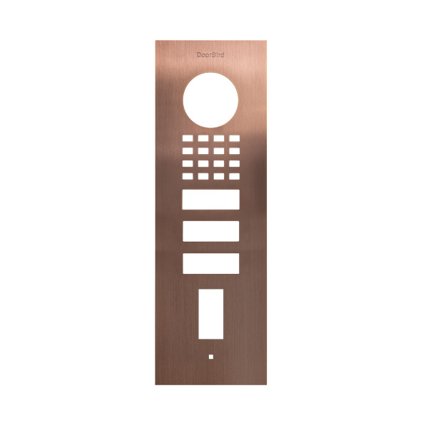DoorBird Frontblende D1102FV Fingerpr. Edels., Bronze, Unterpu