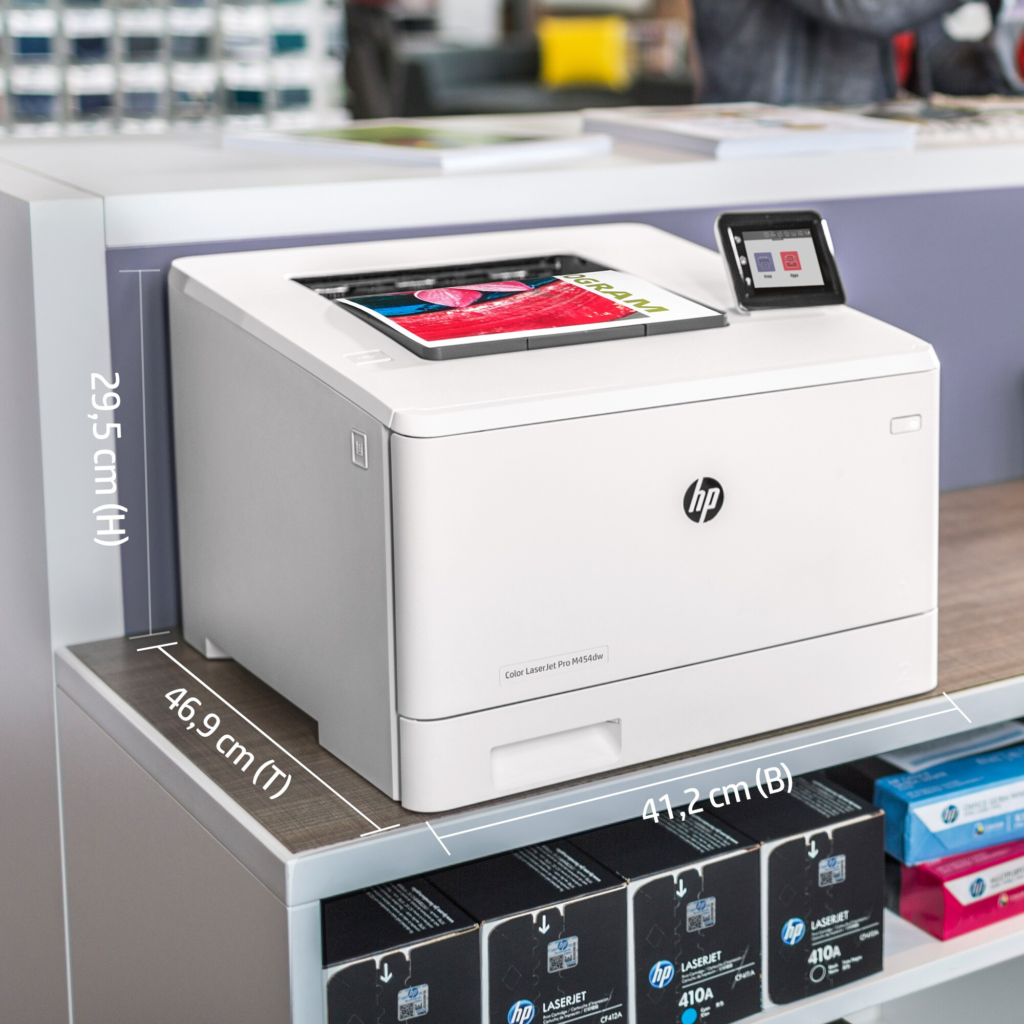 HP Color LaserJet Pro M454dw Farblaserdrucker fac7283d70fc6984365206227f5dd24a