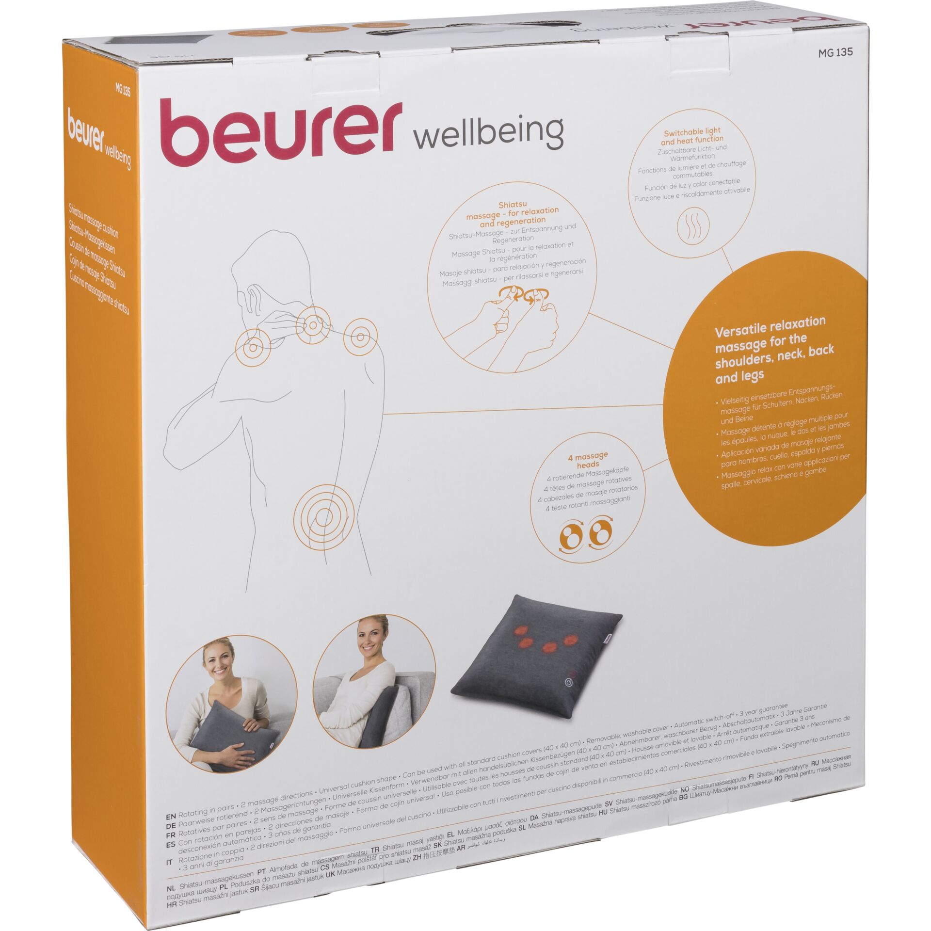 Beurer MG 135 Shiatsu-Massagekissen