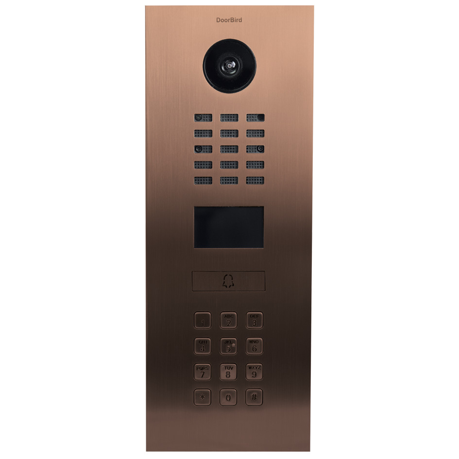 DoorBird D2101KV IP Telefon V4A Edelstahl Bronze-Optik