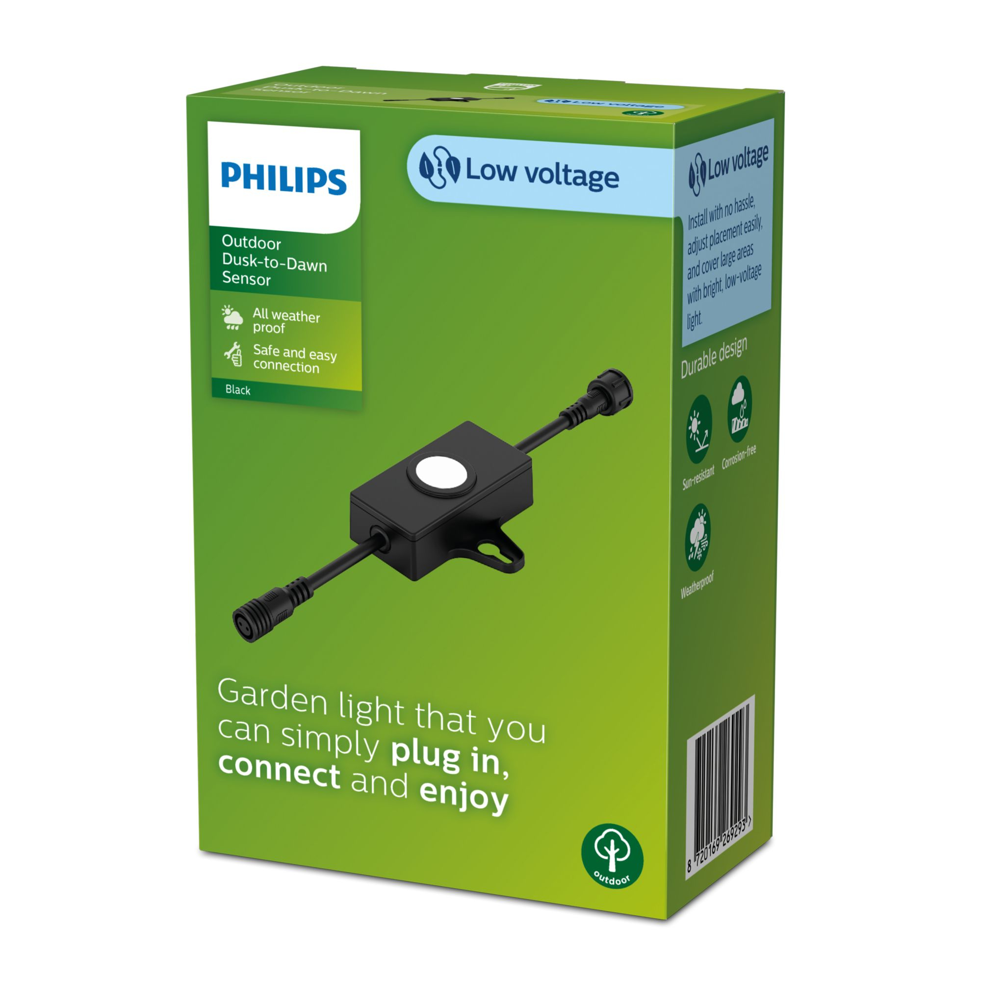 Philips GardenLink 24V Niedervolt D2D Sensor schwarz 306f19f1a9017150c59a57ba596be93b