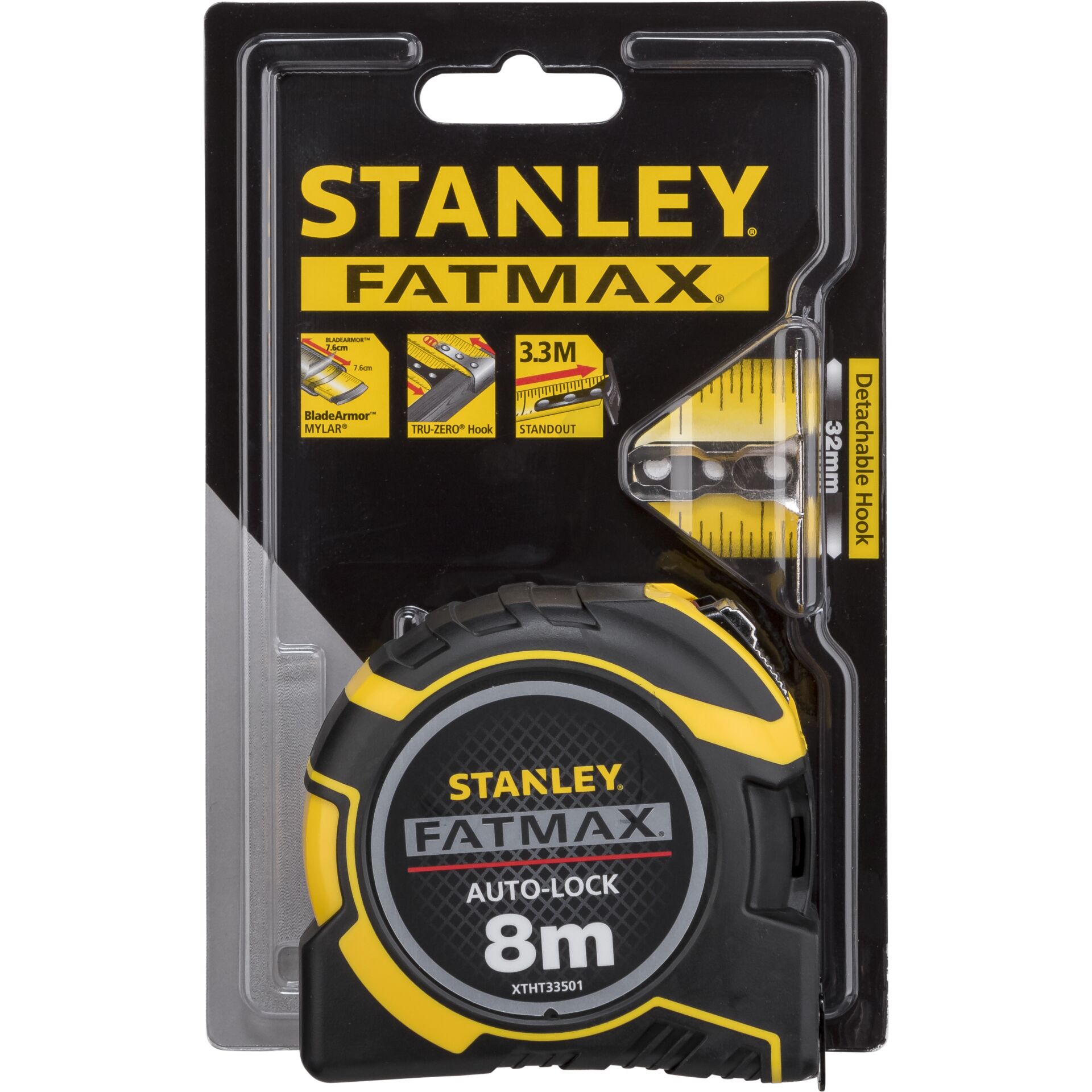 Stanley Bandmaß FatMax Pro Autolock 8m/32mm 626278_00