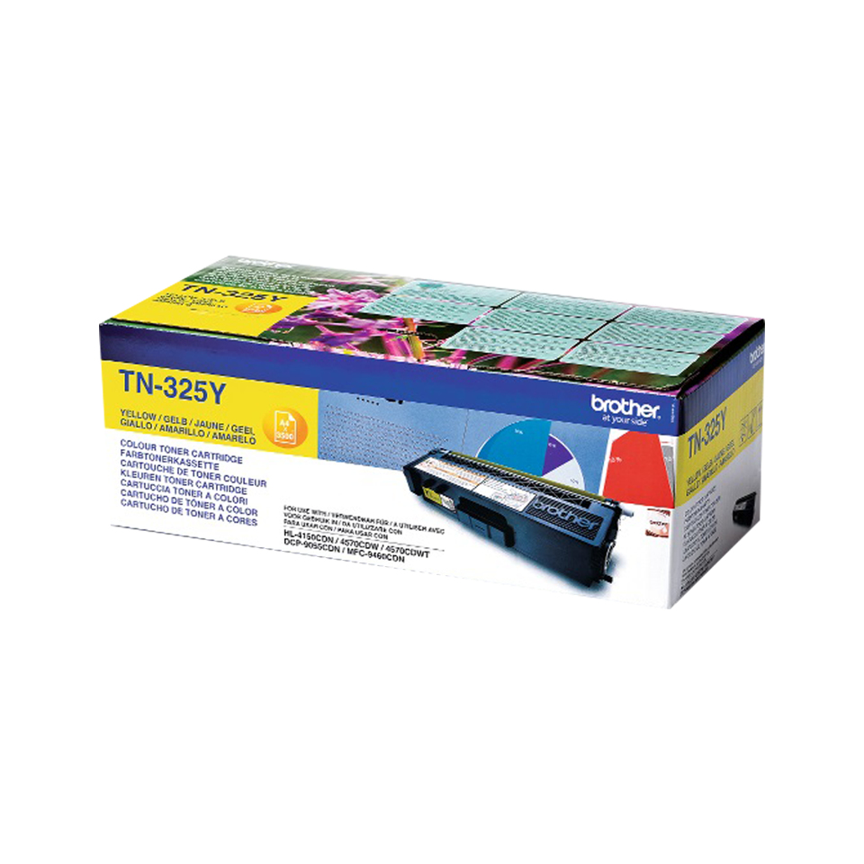 Brother TN-325Y Laserpatrone 3500Seiten Gelb Lasertoner / Patrone