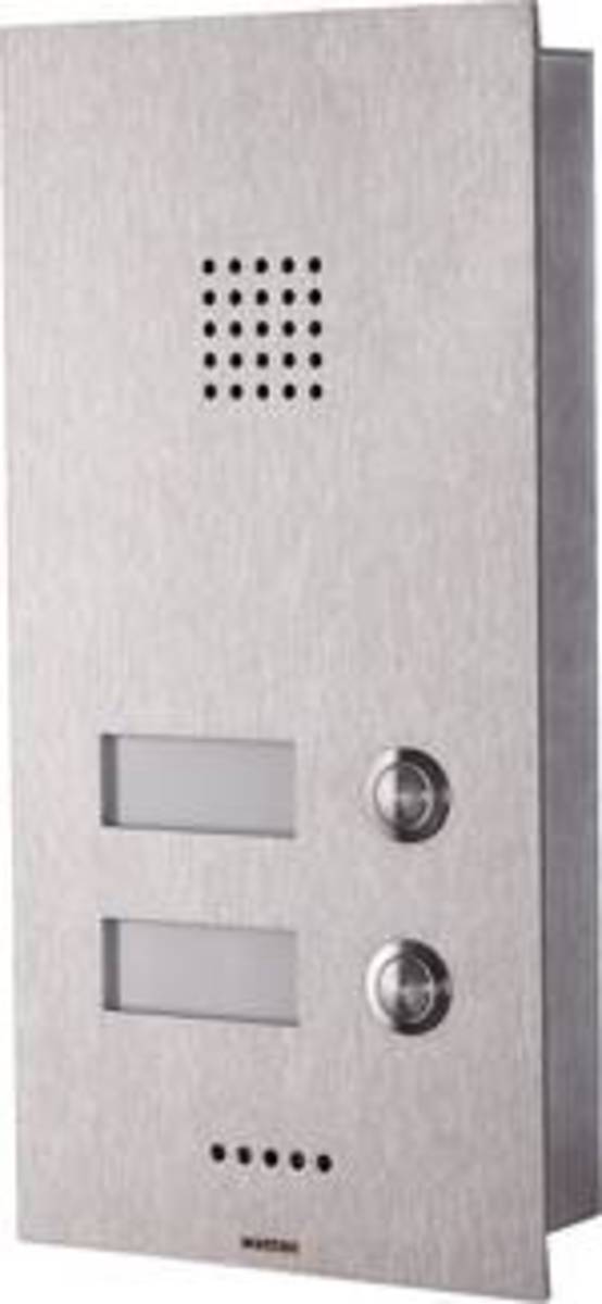 wantec MONOLITH C IP 2T Türsprechstelle 2 Tasten