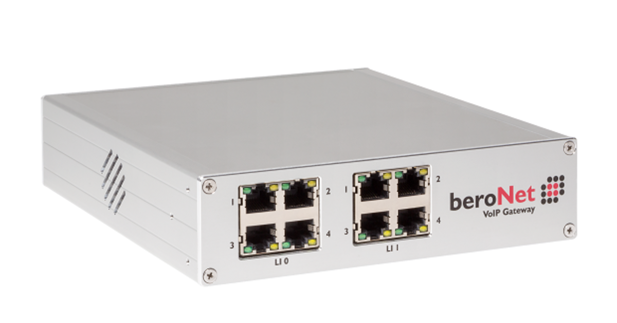 beroNet modular VoIP Session Border Controller BNSBC-M-4FXS