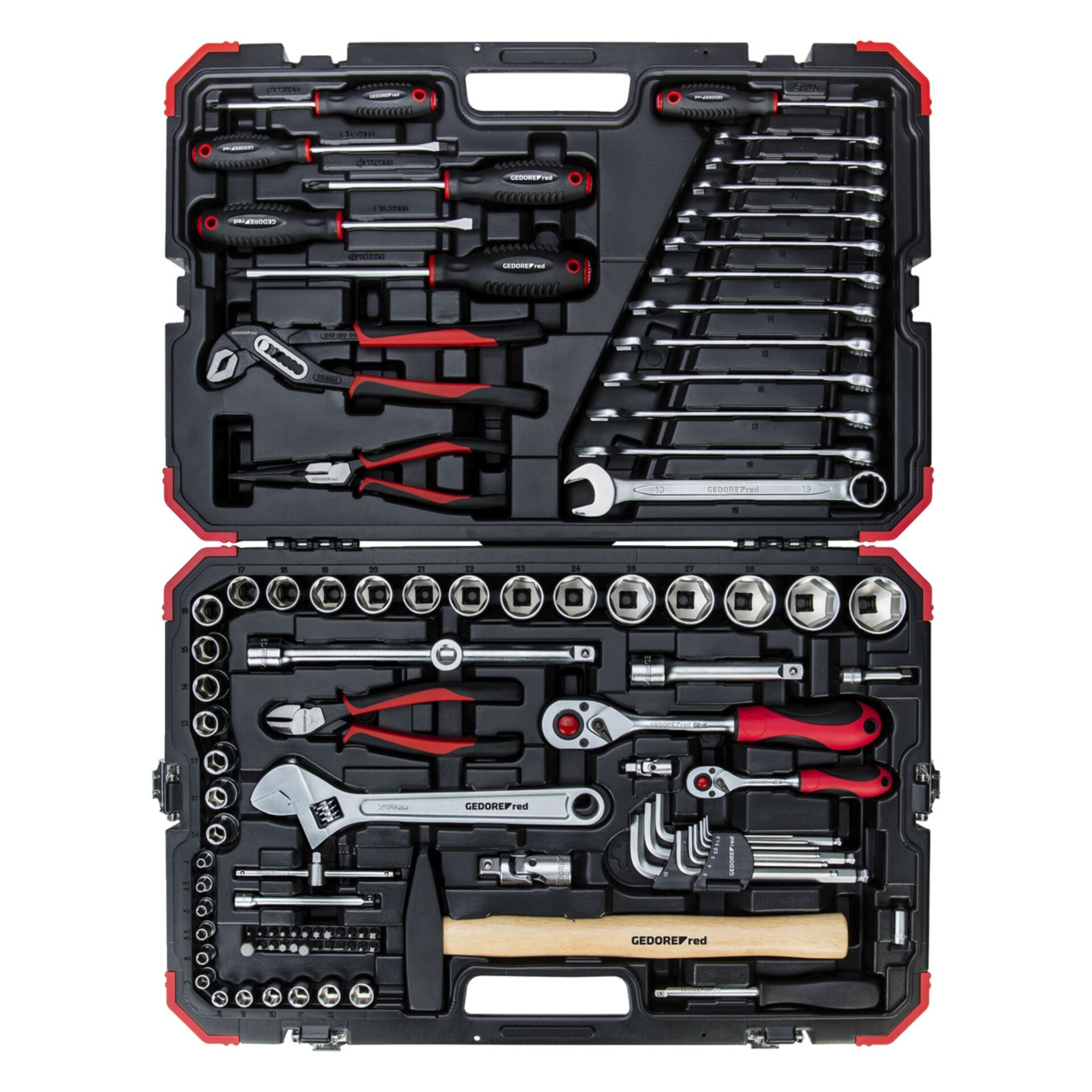 GEDORE red Steckschluessel-Satz 1/4 + 1/2 100-teilig 820570_01