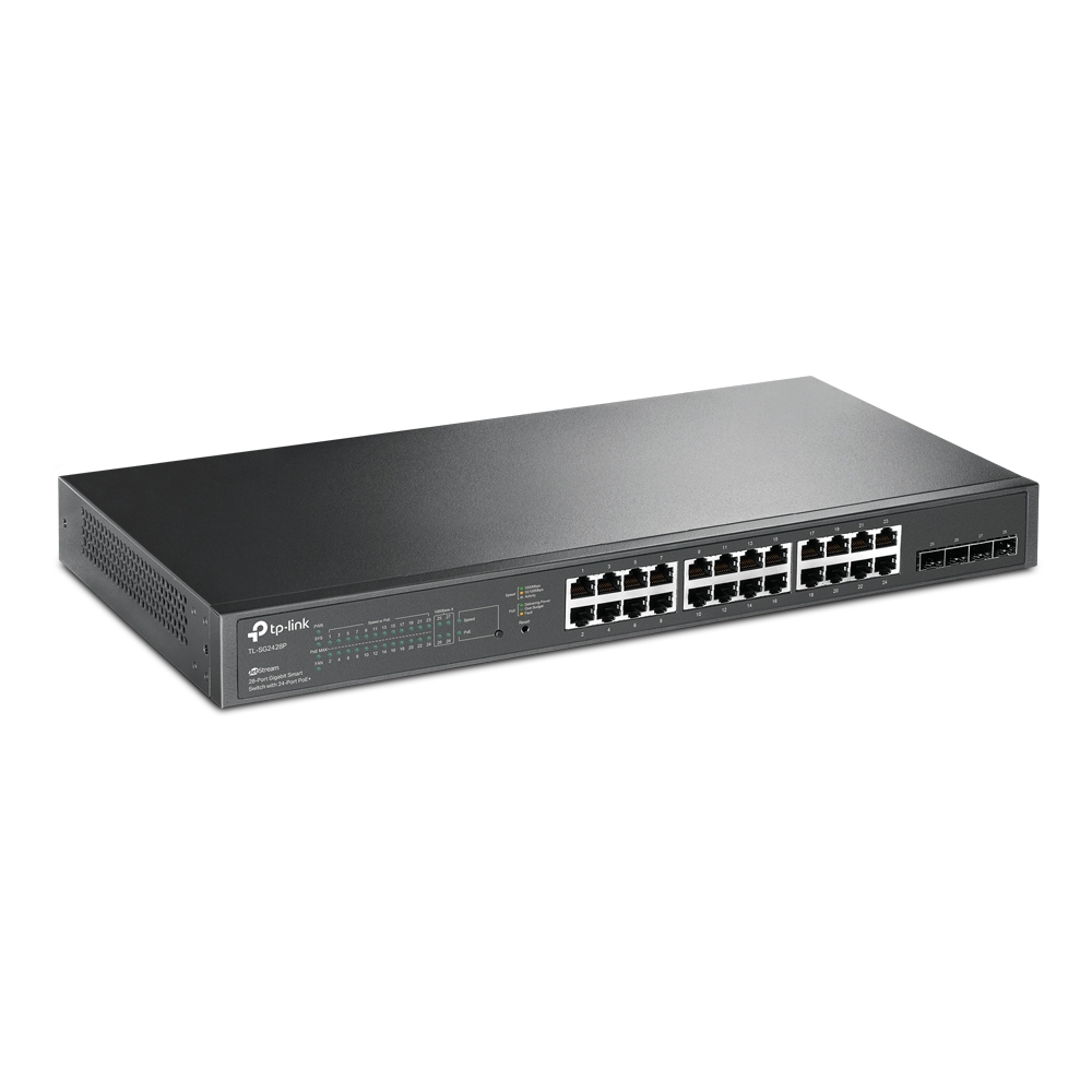 TP-Link TL-SG2428P 24-Port Gigabit PoE+ L2 Smart Switch 4xSFP 80490956_0735696669