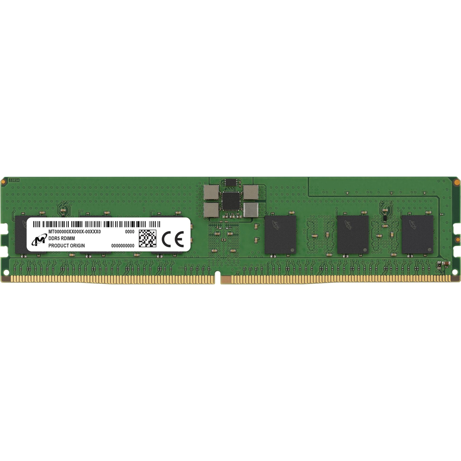 Micron DDR5 RDIMM 16GB 1Rx8 4800 CL40 PC5-38400 1.1V ECC