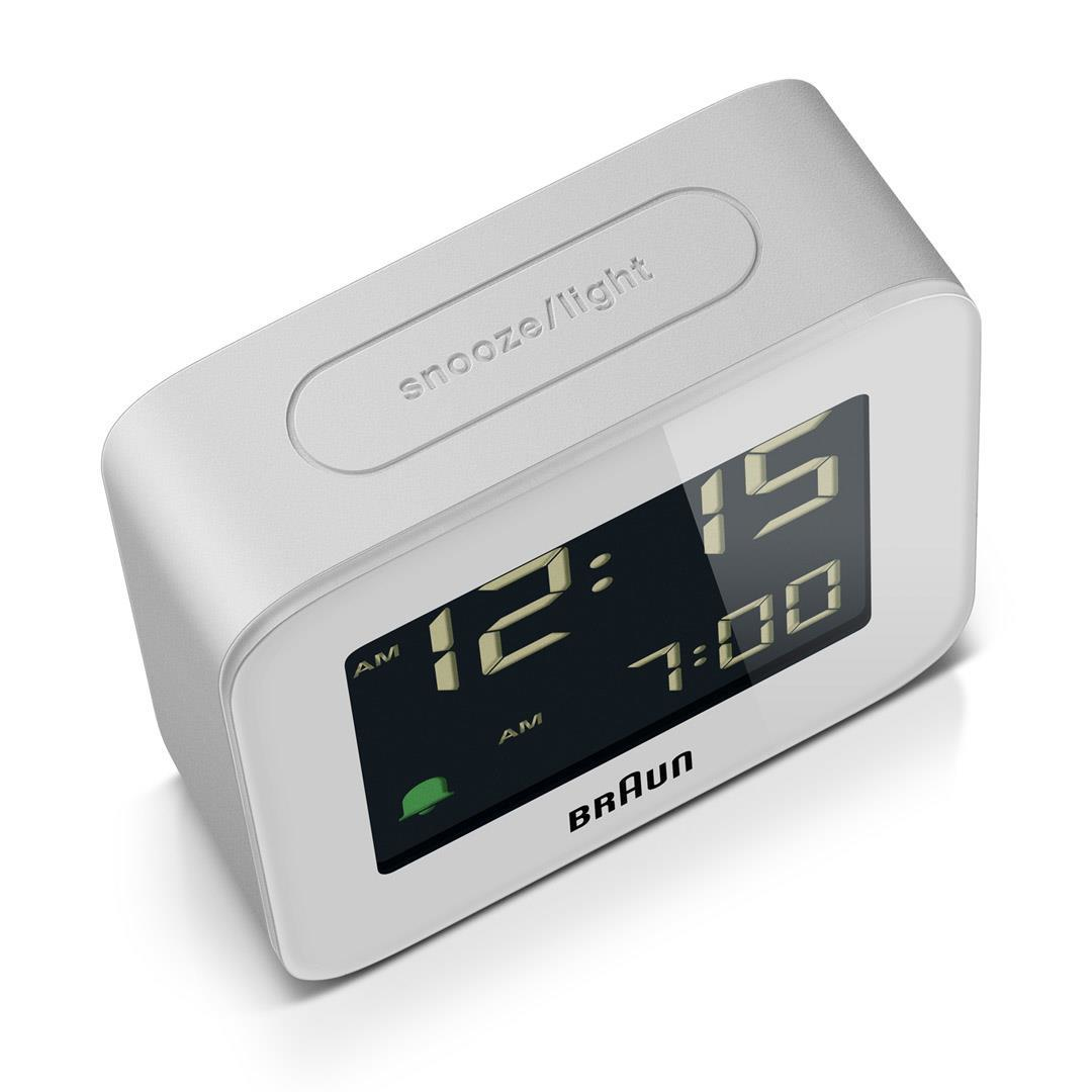 Braun BC08 Digitaler Wecker Weiß
