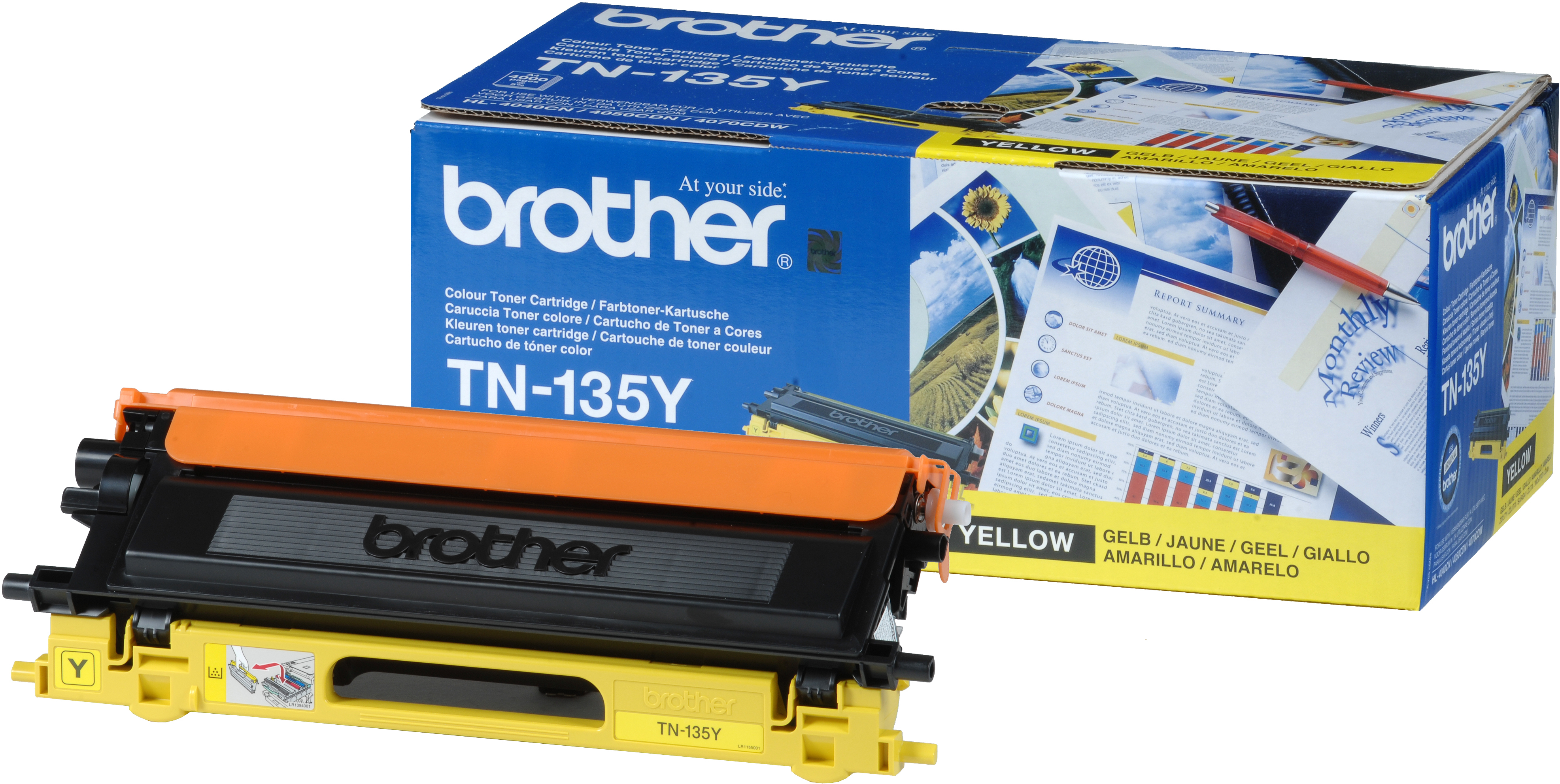 Brother TN135Y 4000Seiten Gelb