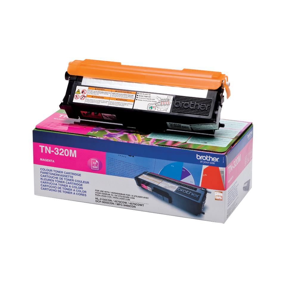 Brother TN-320M Laserpatrone 1500Seiten Magenta Lasertoner / Patrone