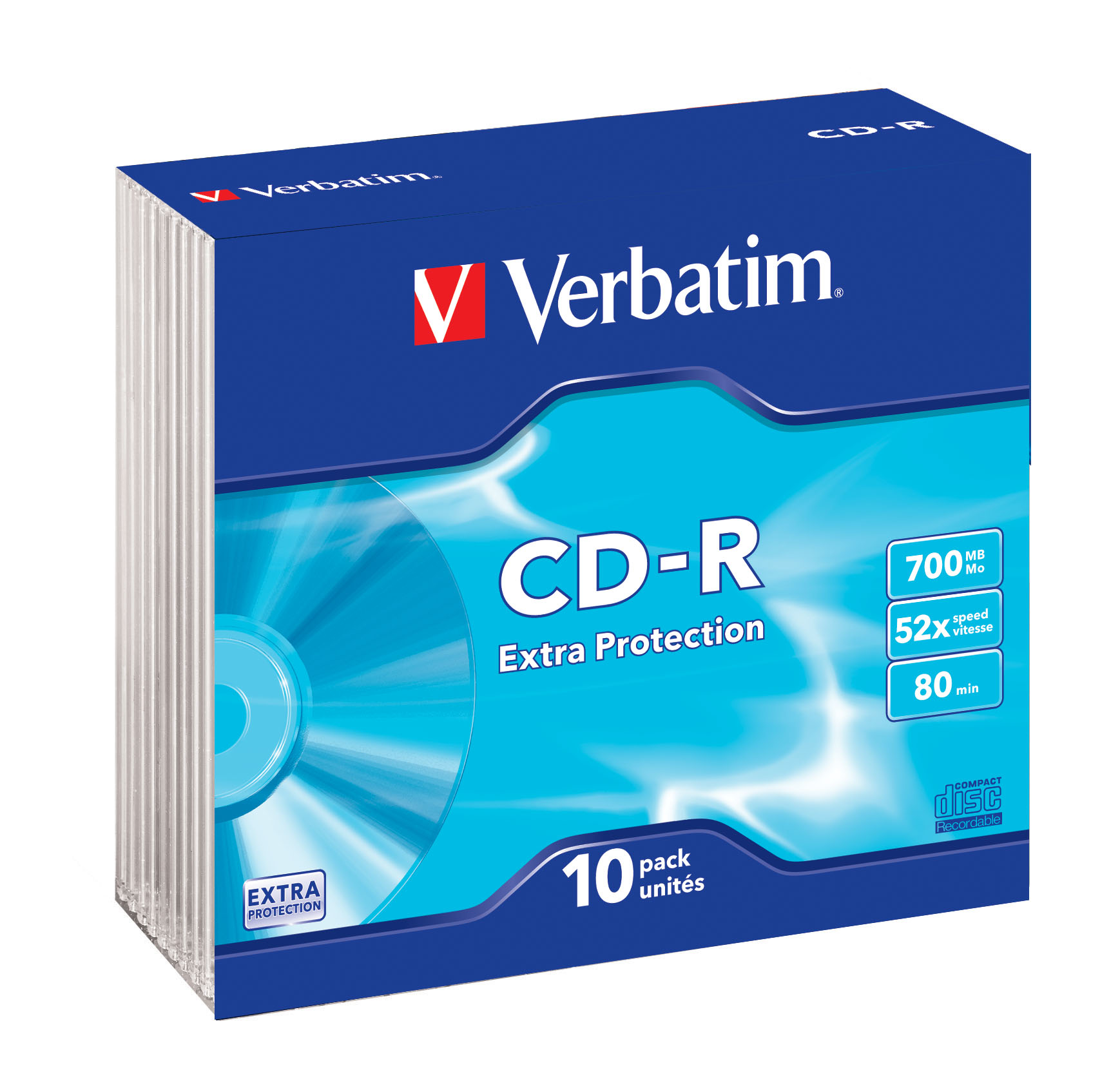 Verbatim CD-R Extra Protection 700 MB 10 Stück(e)