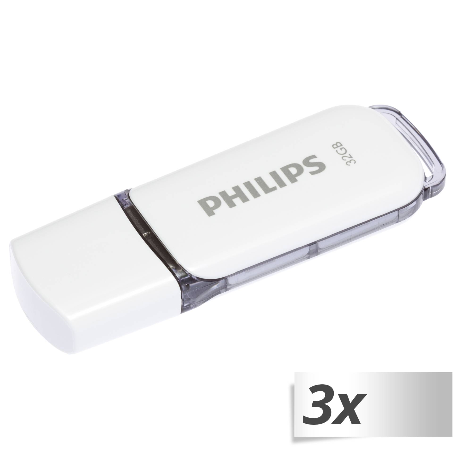 Philips USB 2.0 3-Pack      32GB Snow Edition Shadow Grey 512857_00