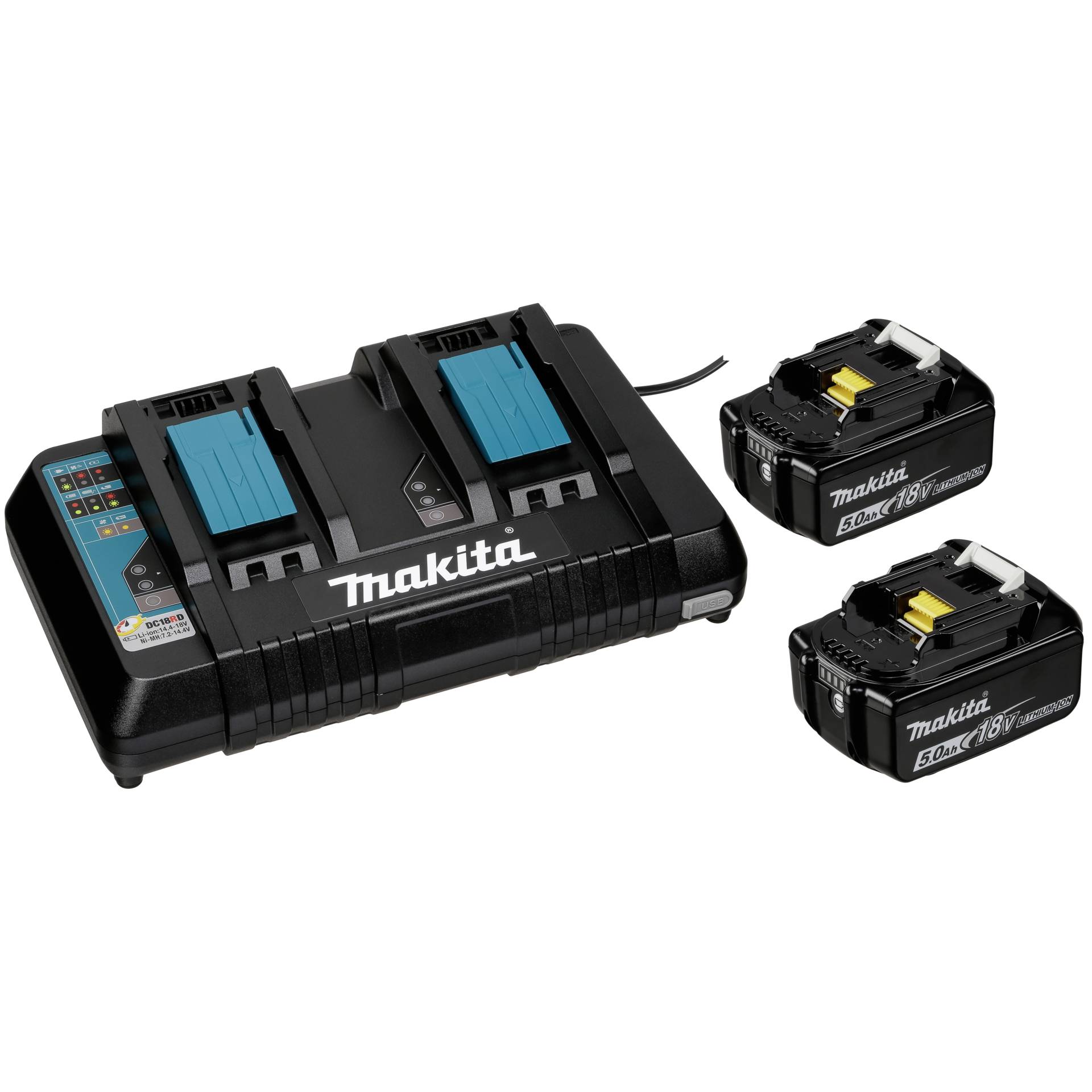 Makita Energy Kit 197629-2 2x BL1850B + DC18RD 441688_00
