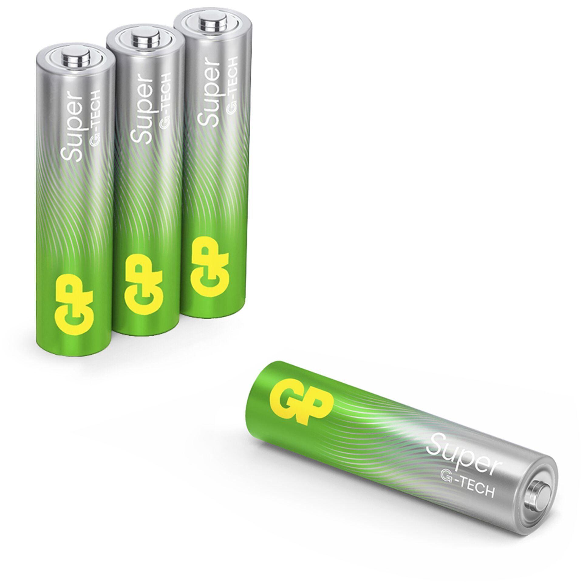 1x4 GP Super Alkaline 1,5V AAA Micro LR03 Rel. 03024AETA-B4 824588_00