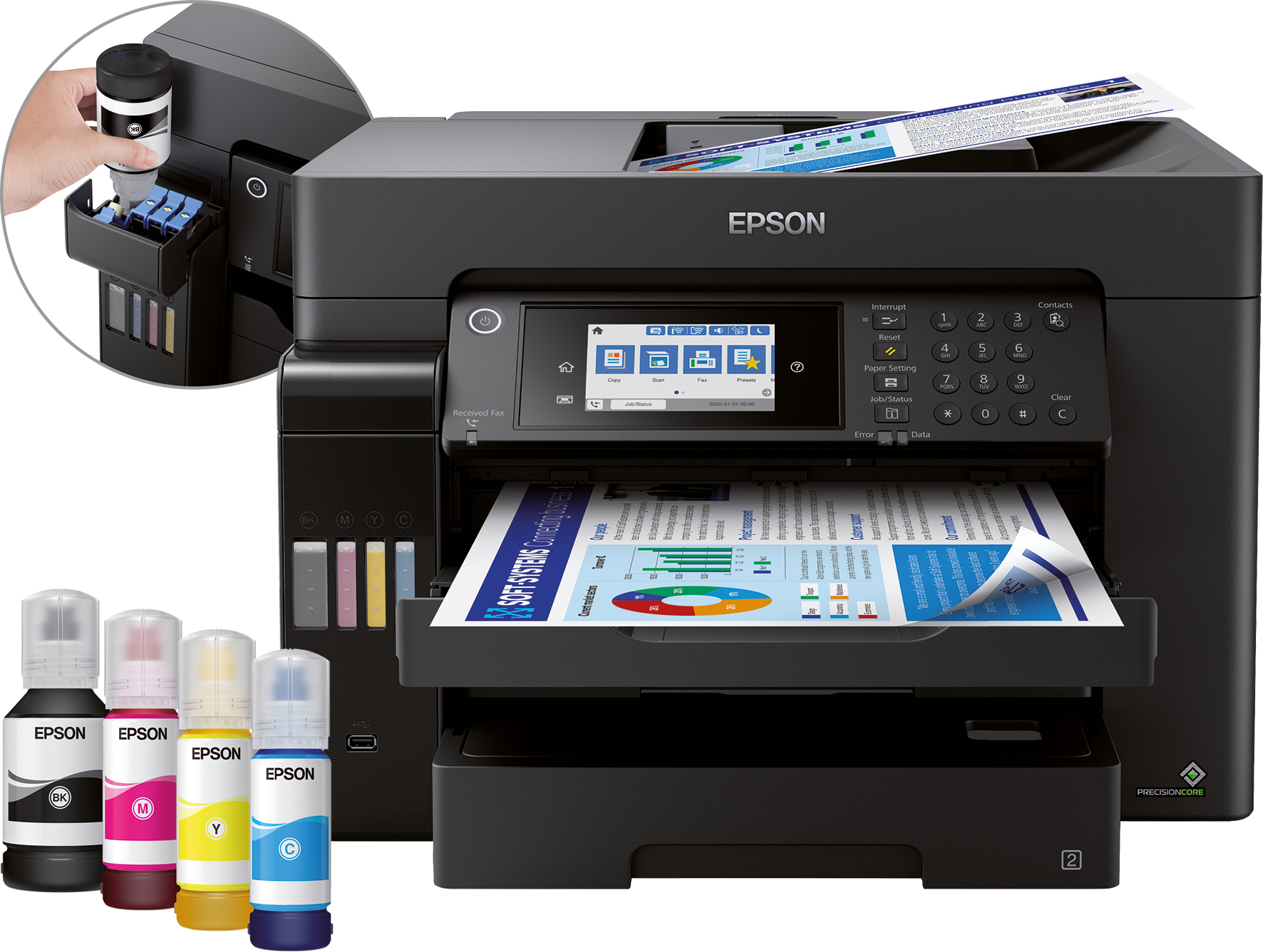 Epson EcoTank ET-16650 4in1 Tintenstrahl MFP Tintentank A3