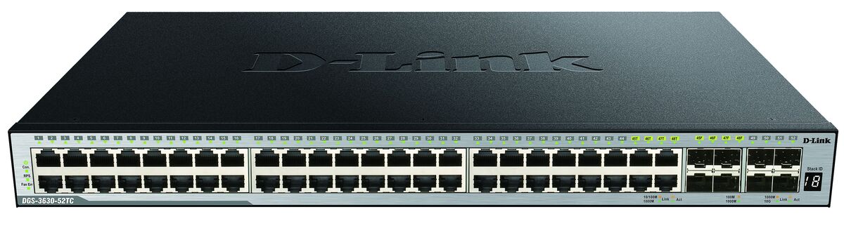 D-Link DGS-3630-52TC/SI/E 52-Port Layer 3 Gigabit Stack Switch