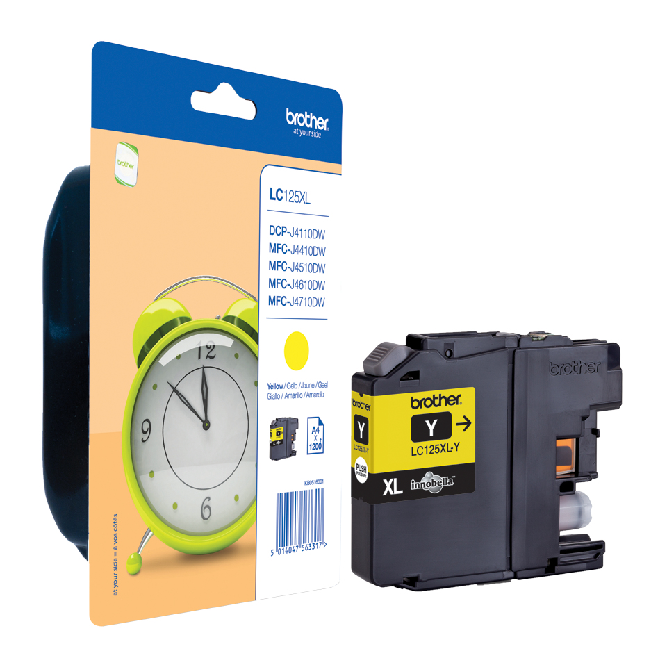 Brother LC-125XLY Gelb Tintenpatrone