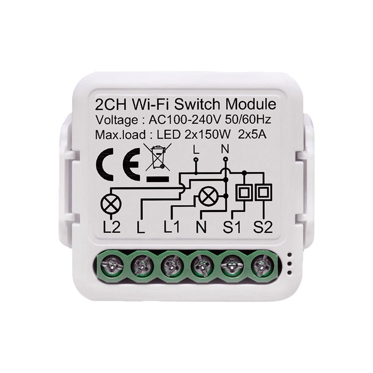 Netplus Smart Relay Switch Module 2-Kanal WLAN
