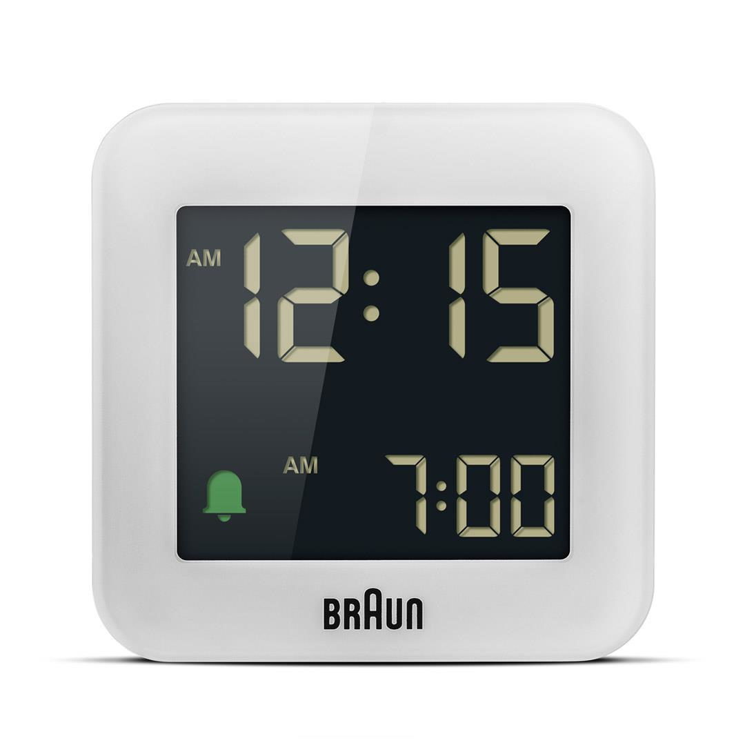 Braun BC08 Digitaler Wecker Weiß